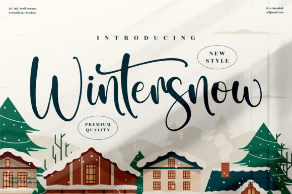 Wintersnow Font 1 Wintersnow Font