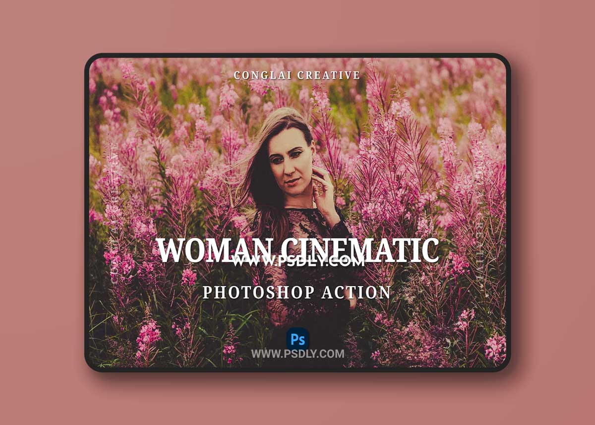 Woman Cinematic - Photoshop Action 1 Woman Cinematic - Photoshop Action