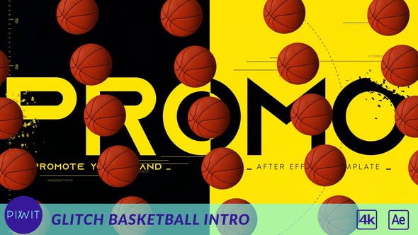 Videohive Glitch Basketball Intro 34848943 1 Videohive Glitch Basketball Intro 34848943