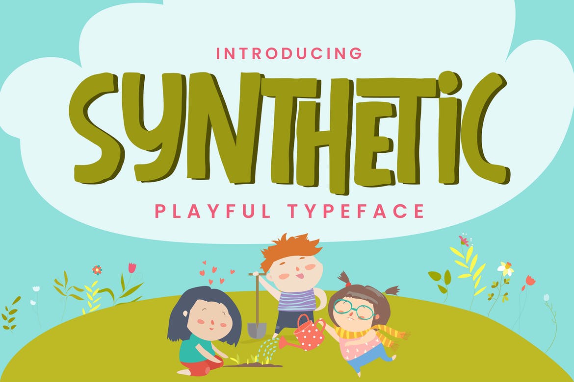 Playful Typeface Font 1 Playful Typeface Font