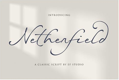 Netherfield Font 1 Netherfield Font