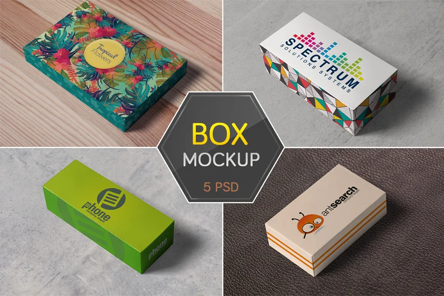 CM - Box / Packaging Mockups 894025 1 CM - Box / Packaging Mockups 894025
