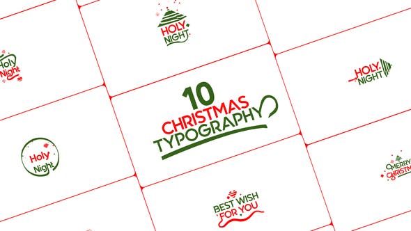 Videohive Christmas Typography 34756960 1 Videohive Christmas Typography 34756960