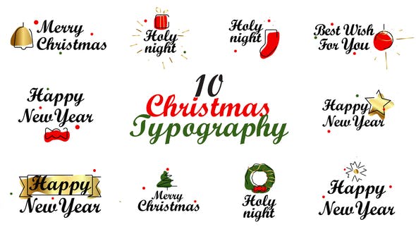 Videohive Christmas Typography 34791702 1 Videohive Christmas Typography 34791702