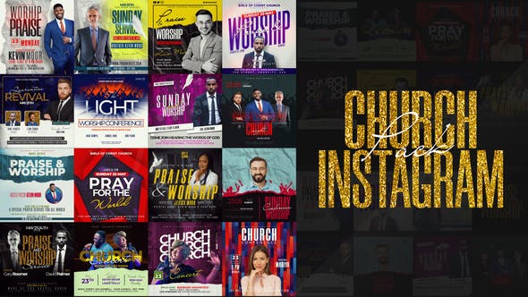 Videohive Church Instagram Pack 32539780 1 Videohive Church Instagram Pack 32539780
