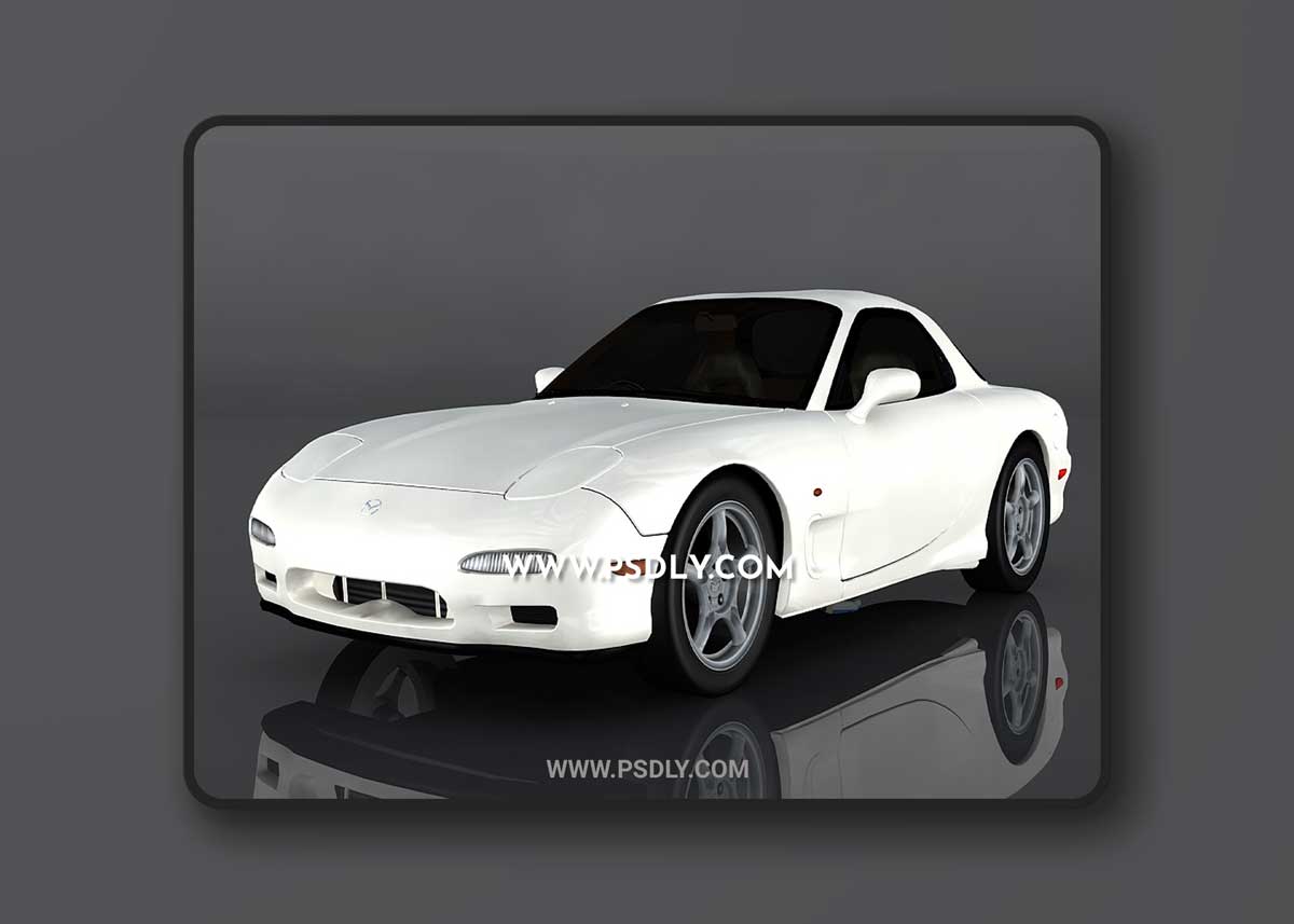 1997 Mazda RX-7 3D Model o89432 1 1997 Mazda RX-7 3D Model o89432