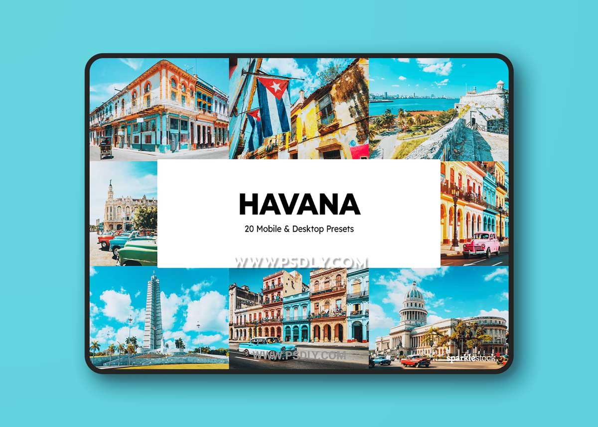 20 Havana Lightroom Presets and LUTs 1 20 Havana Lightroom Presets and LUTs