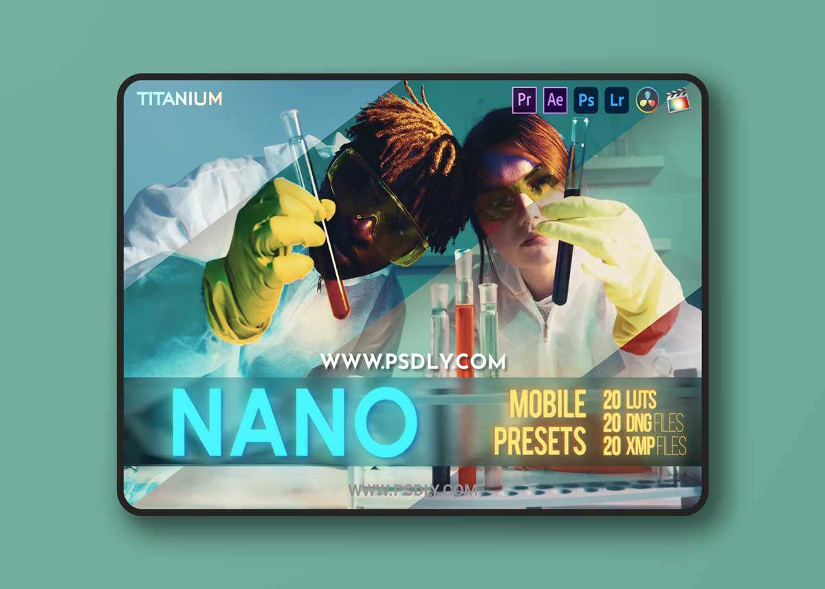 20 Nano Color Lightroom Presets + LUTs B67BUD4 1 20 Nano Color Lightroom Presets + LUTs B67BUD4