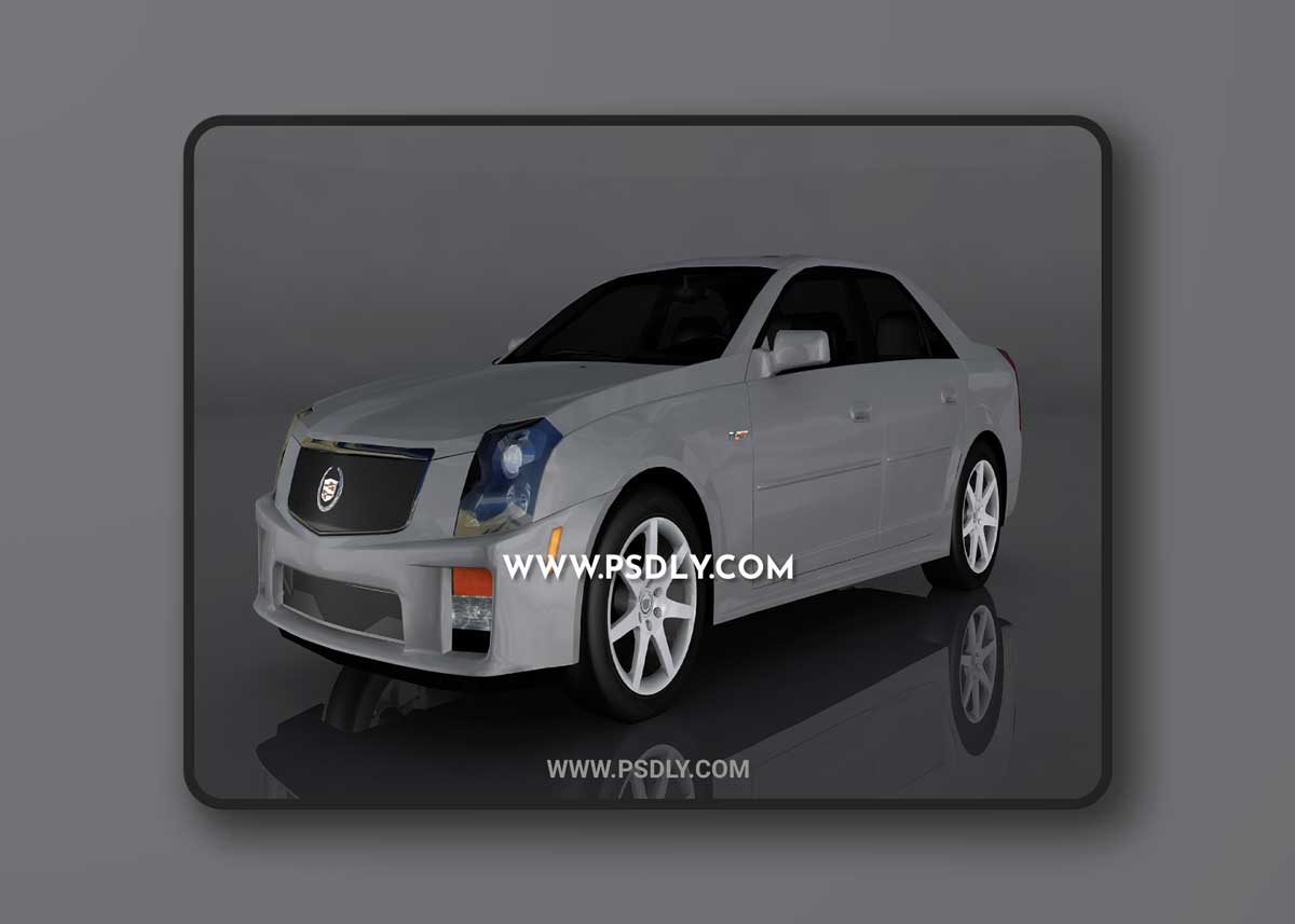 2004 Cadillac CTSV 3d model Model o175670 1 2004 Cadillac CTSV 3d model Model o175670