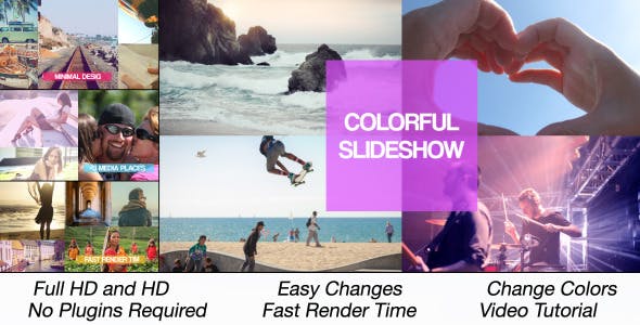 Videohive Simple Colorful Slideshow 12533411 1 Videohive Simple Colorful Slideshow 12533411