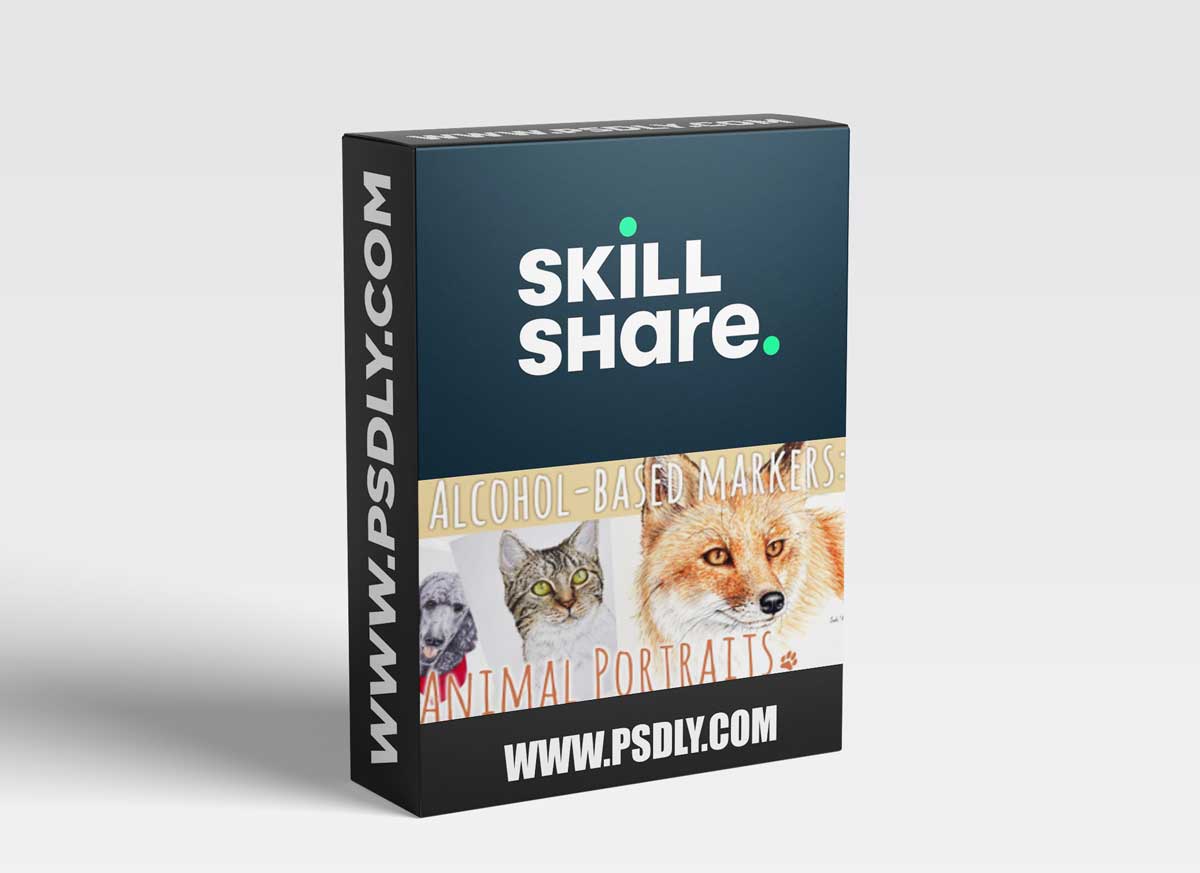 Alcohol-Based Markers: How to Render Fur and Create Your Own Animal Portrait 1 Alcohol-Based Markers: How to Render Fur and Create Your Own Animal Portrait