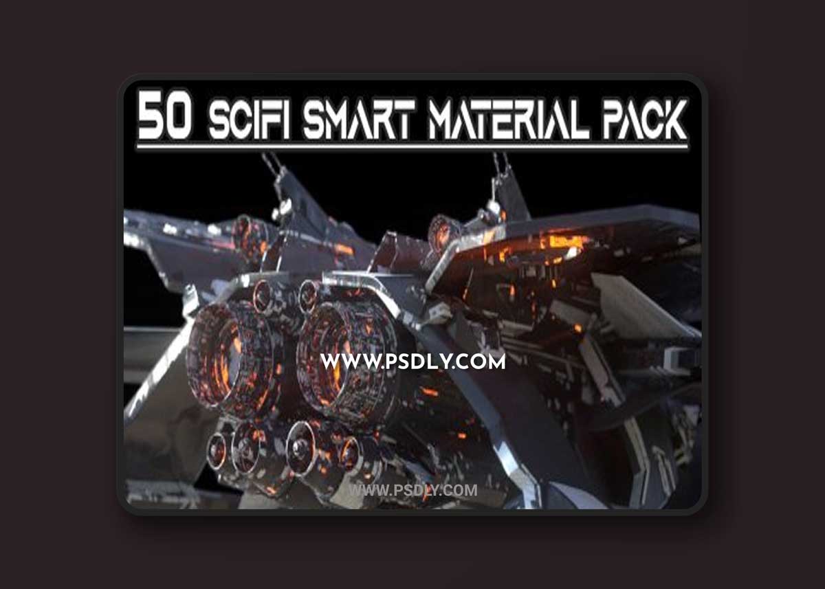 Artstation - 50 High Quality Sci-Fi Smart Material Bundle 1 Artstation - 50 High Quality Sci-Fi Smart Material Bundle