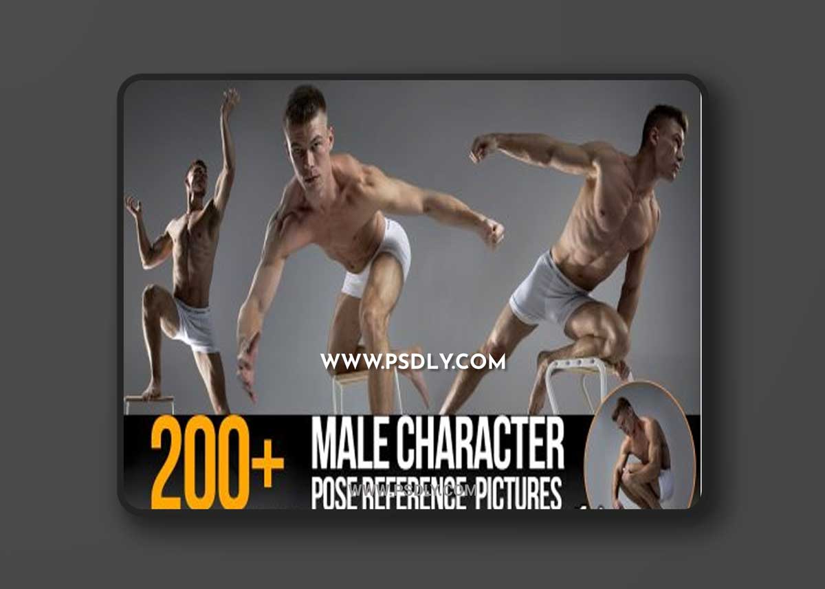 Artstation - Grafit Studio - 200+ Male Pose Reference Pictures 1 Artstation - Grafit Studio - 200+ Male Pose Reference Pictures