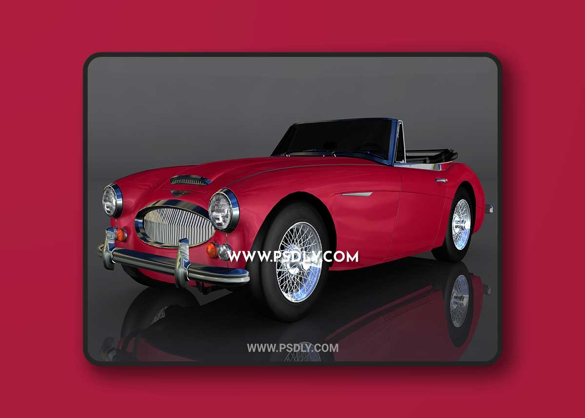Austin-Healey 3000 3D Model o93689 1 Austin-Healey 3000 3D Model o93689