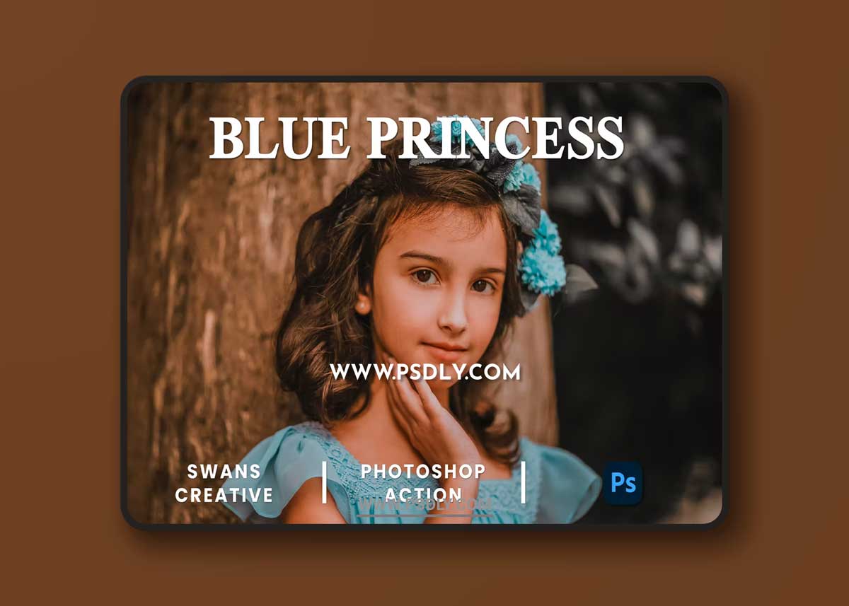 Blue Princess Photoshop Action 1 Blue Princess Photoshop Action
