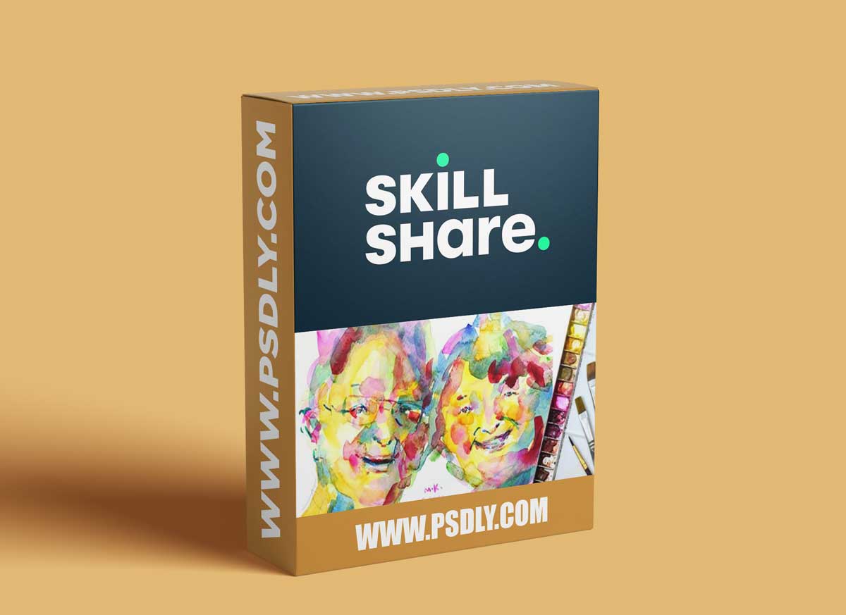 Skillshare Brilliant Portrait with Watercolor Paintings 1 Brilliant Portrait with Watercolor Paintings