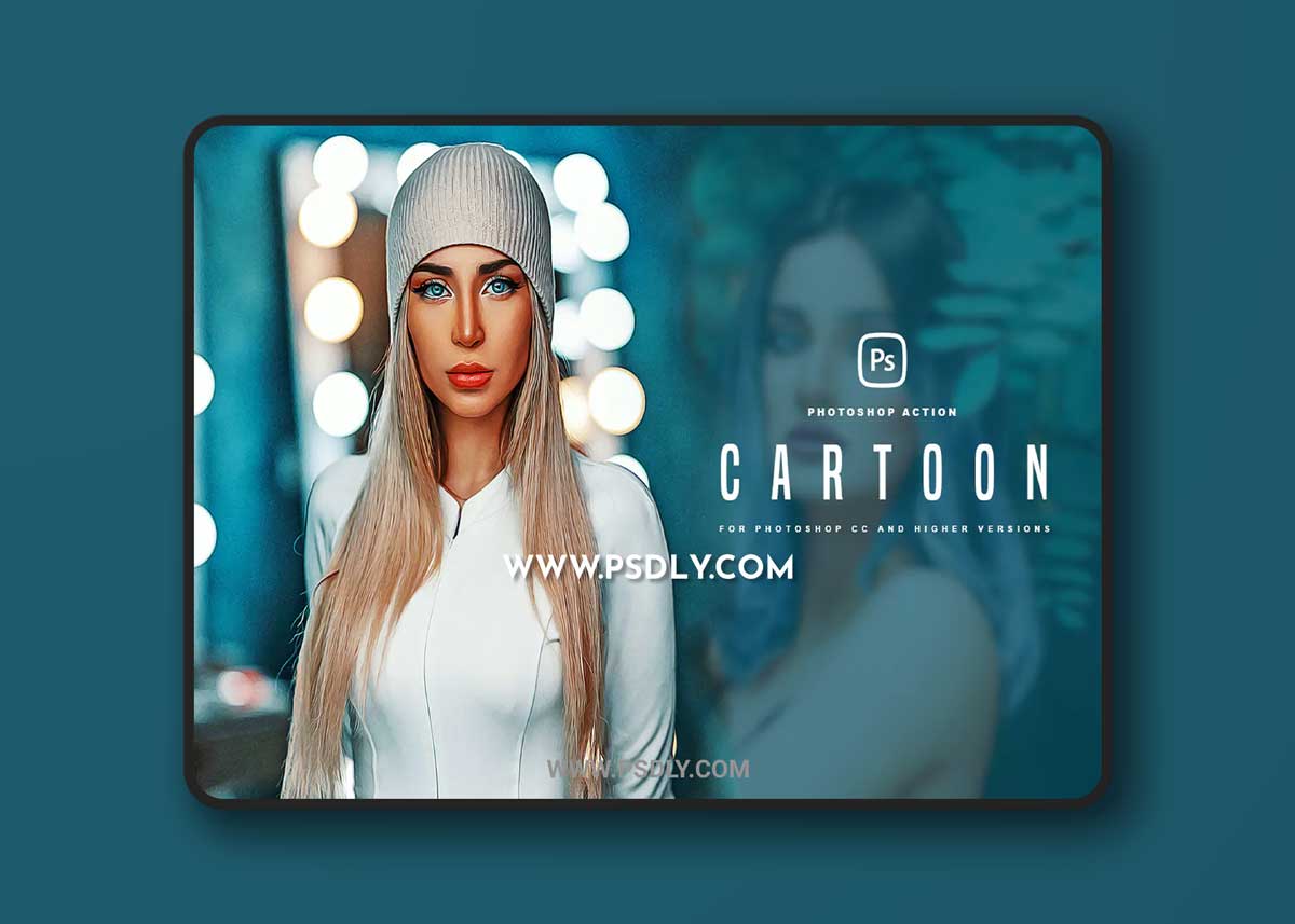 Cartoon Photoshop Action 1 Cartoon Photoshop Action