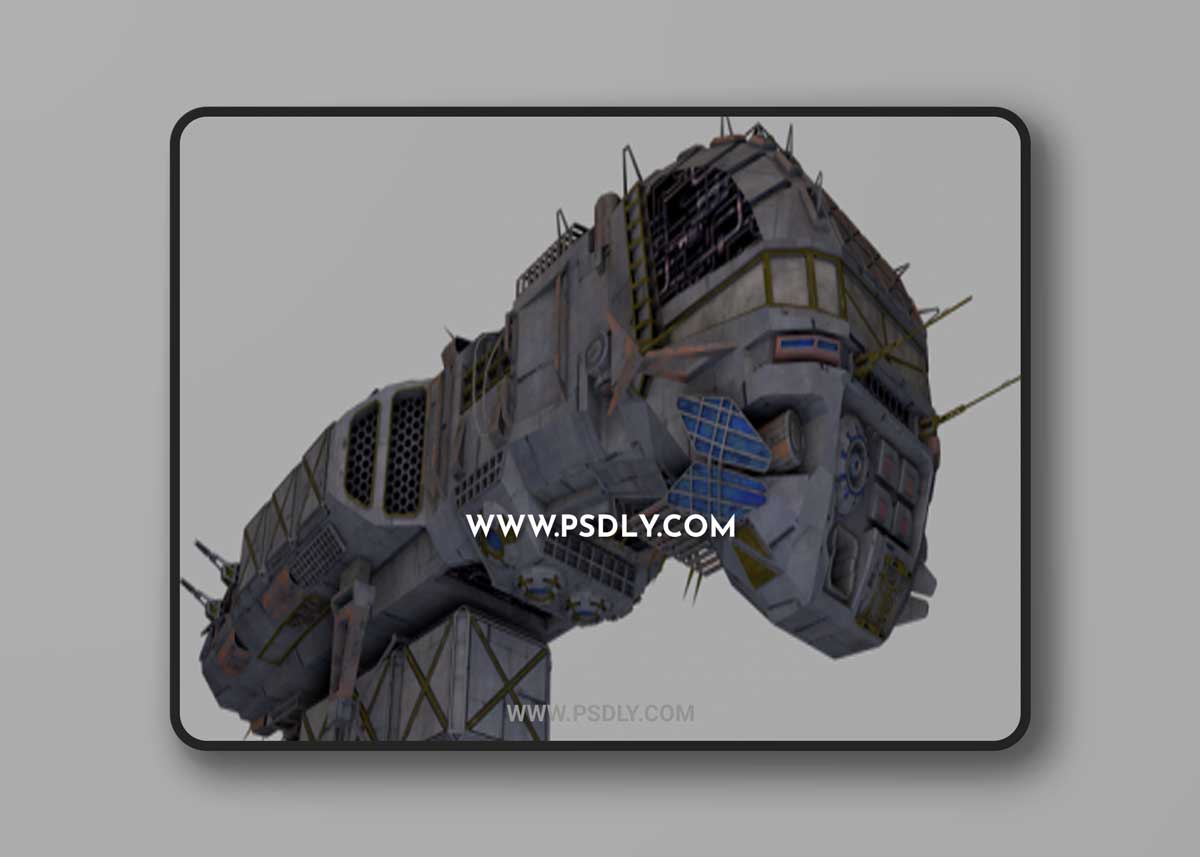 Cgtrader - Morena smuggler ship VR / AR / low-poly 3d model 1 Cgtrader - Morena smuggler ship VR / AR / low-poly 3d model