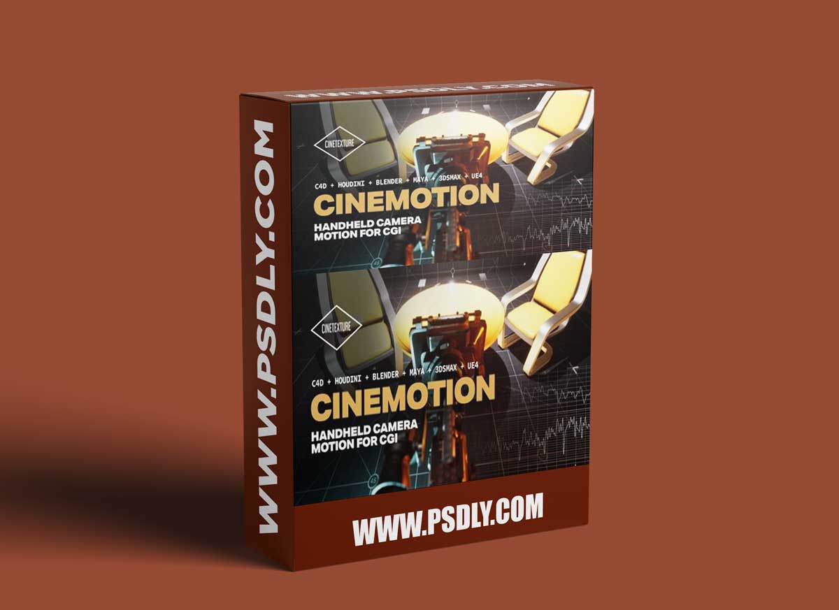 Cinetexture Cinemotion for C4D + HOUDINI + BLENDER + MAYA + 3DSMAX 1 Cinetexture Cinemotion for C4D + HOUDINI + BLENDER + MAYA + 3DSMAX