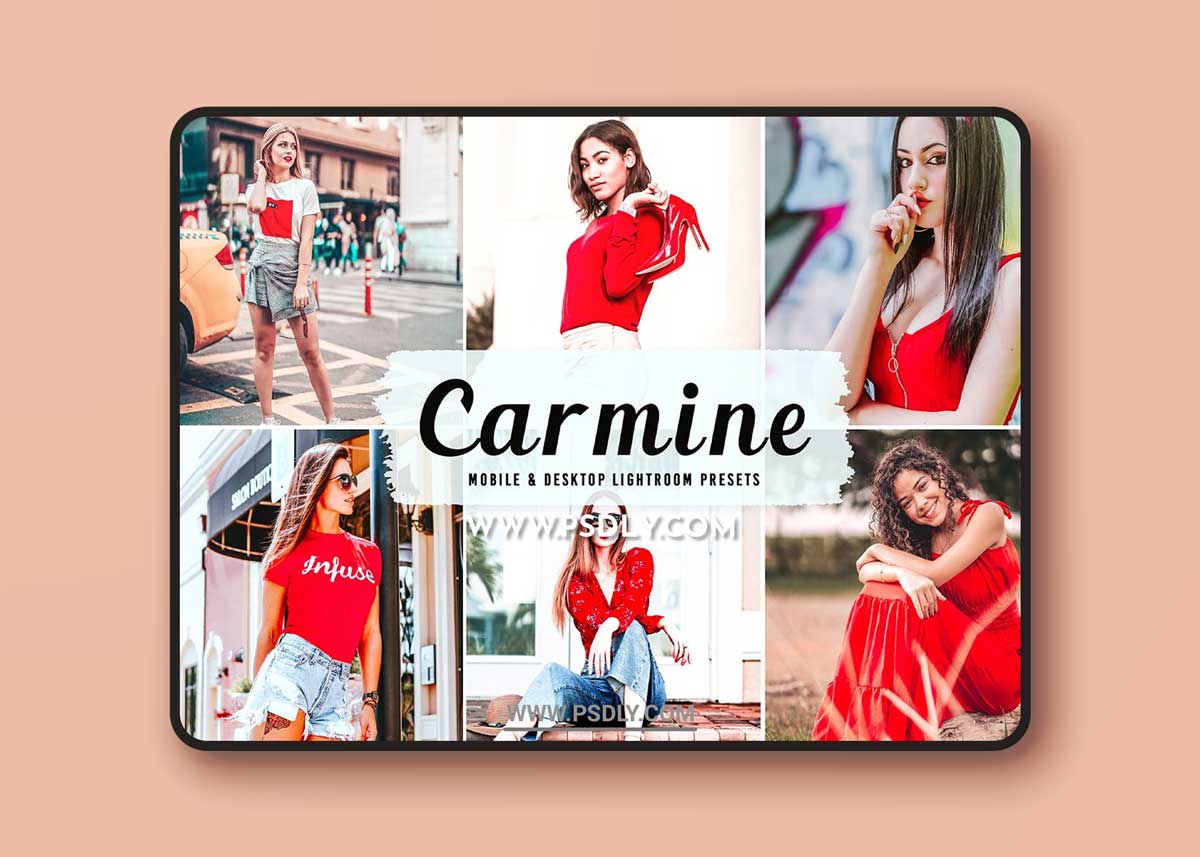CreativeMarket - Carmine Pro Lightroom Presets 6622411 1 CreativeMarket - Carmine Pro Lightroom Presets 6622411
