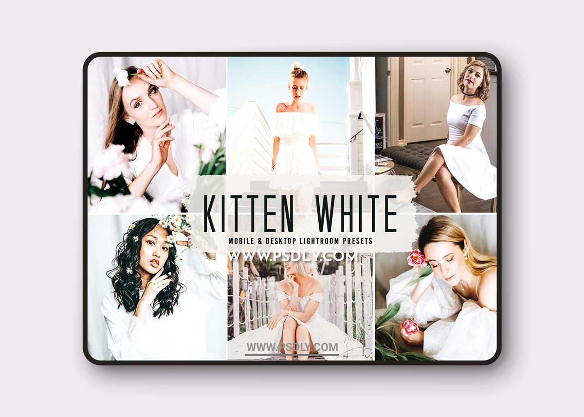 CreativeMarket - Kitten White Pro Lightroom Presets 6640980 1 CreativeMarket - Kitten White Pro Lightroom Presets 6640980