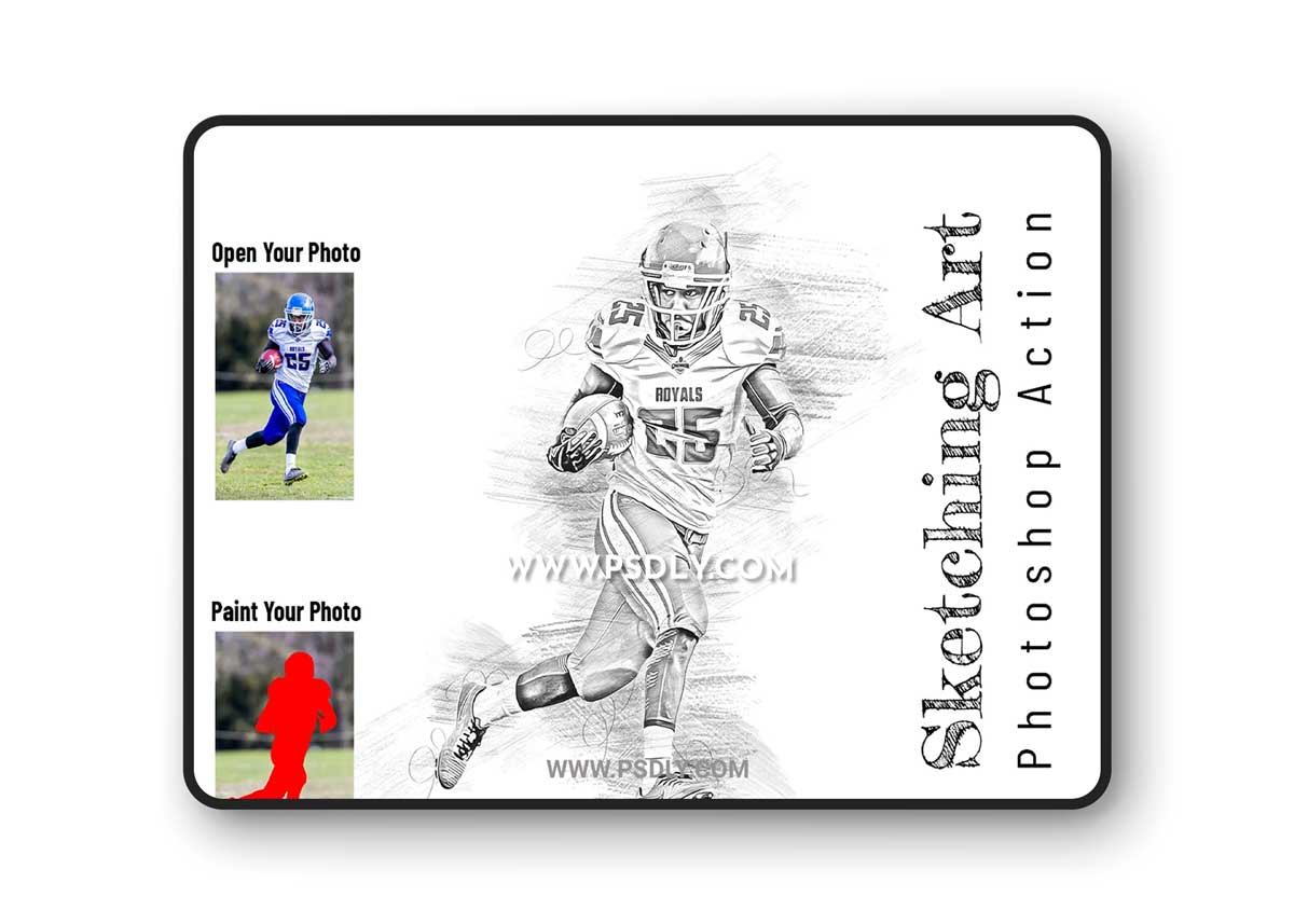 CreativeMarket - Sketching Art Photoshop Action 6680773 1 CreativeMarket - Sketching Art Photoshop Action 6680773