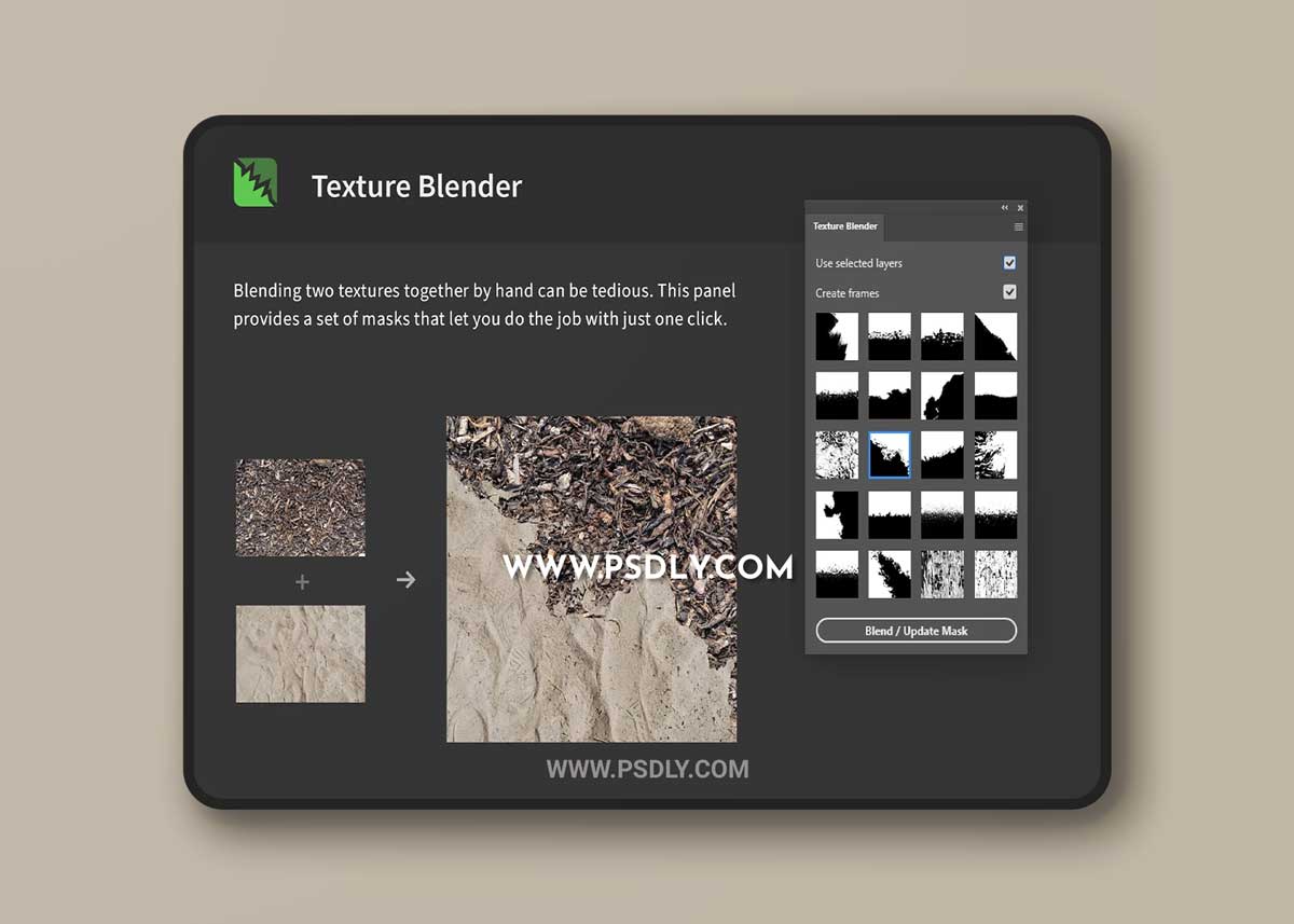 CreativeMarket - Texture Blender - Mix Two Textures 6634373 1 CreativeMarket - Texture Blender - Mix Two Textures 6634373