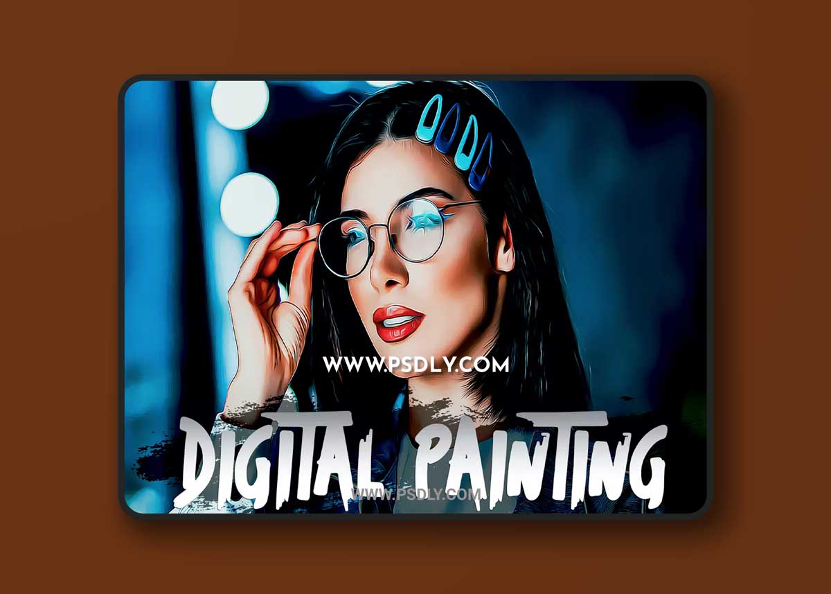 Digital Painting Photoshop Action 1 Digital Painting Photoshop Action