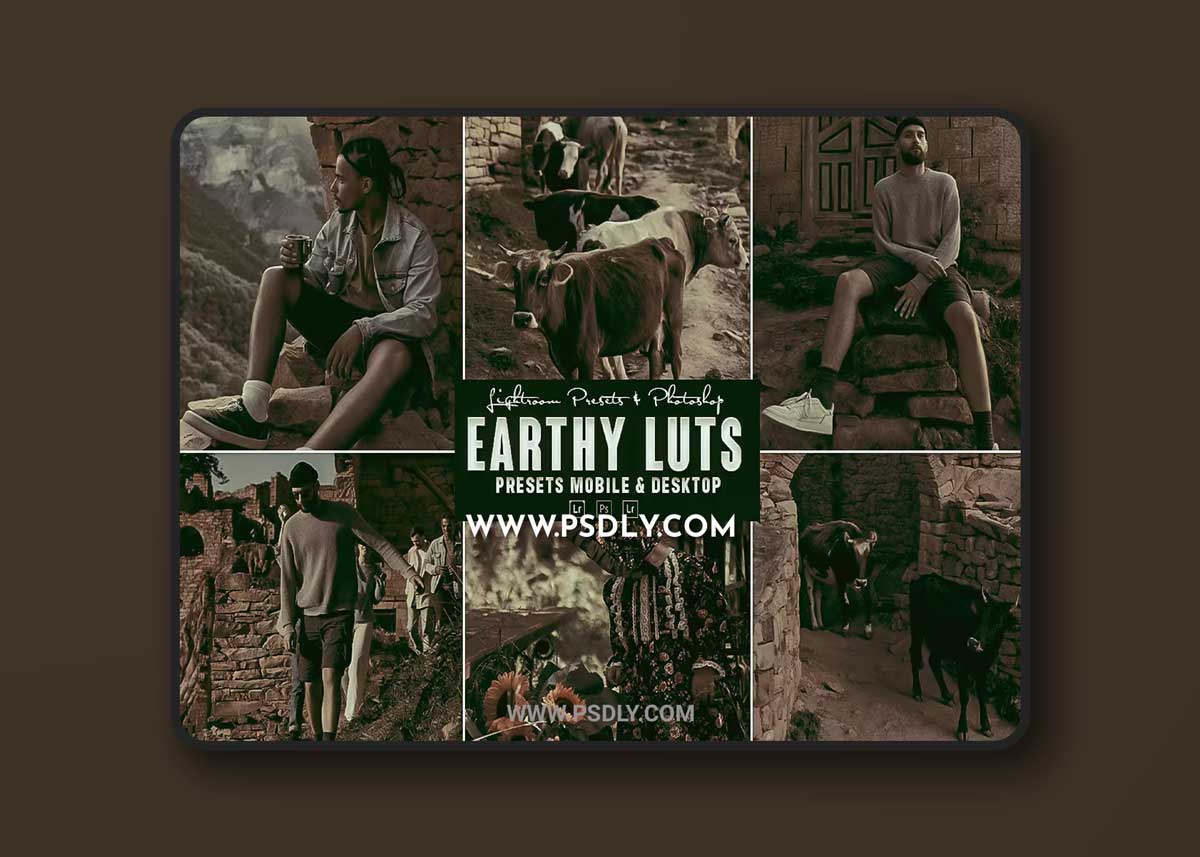 Earthy Moody Photoshop Action & Lightrom Presets 1 Earthy Moody Photoshop Action & Lightrom Presets