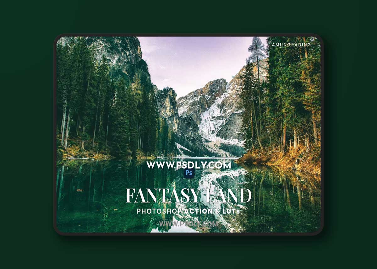 Fantasy Land Photoshop Action & LUTs 1 Fantasy Land Photoshop Action & LUTs