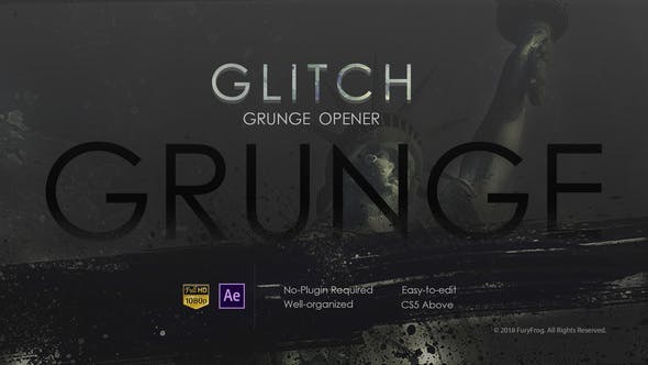 Videohive Glitch Grunge Opener 21481637 1 Videohive Glitch Grunge Opener 21481637