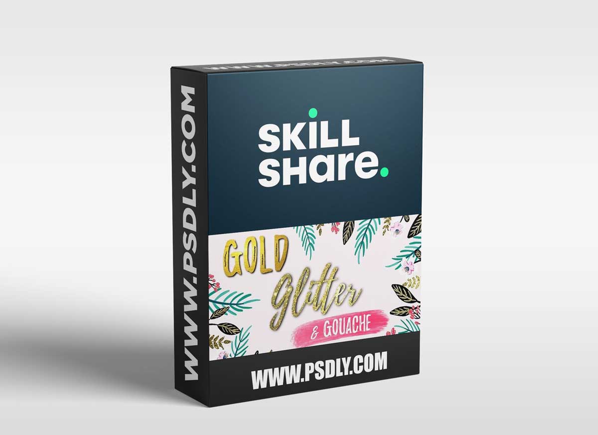 Gold, Glitter, & Gouache on Your iPad in Procreate + FREE Metallics and Gouache Brushes 1 Gold, Glitter, & Gouache on Your iPad in Procreate + FREE Metallics and Gouache Brushes