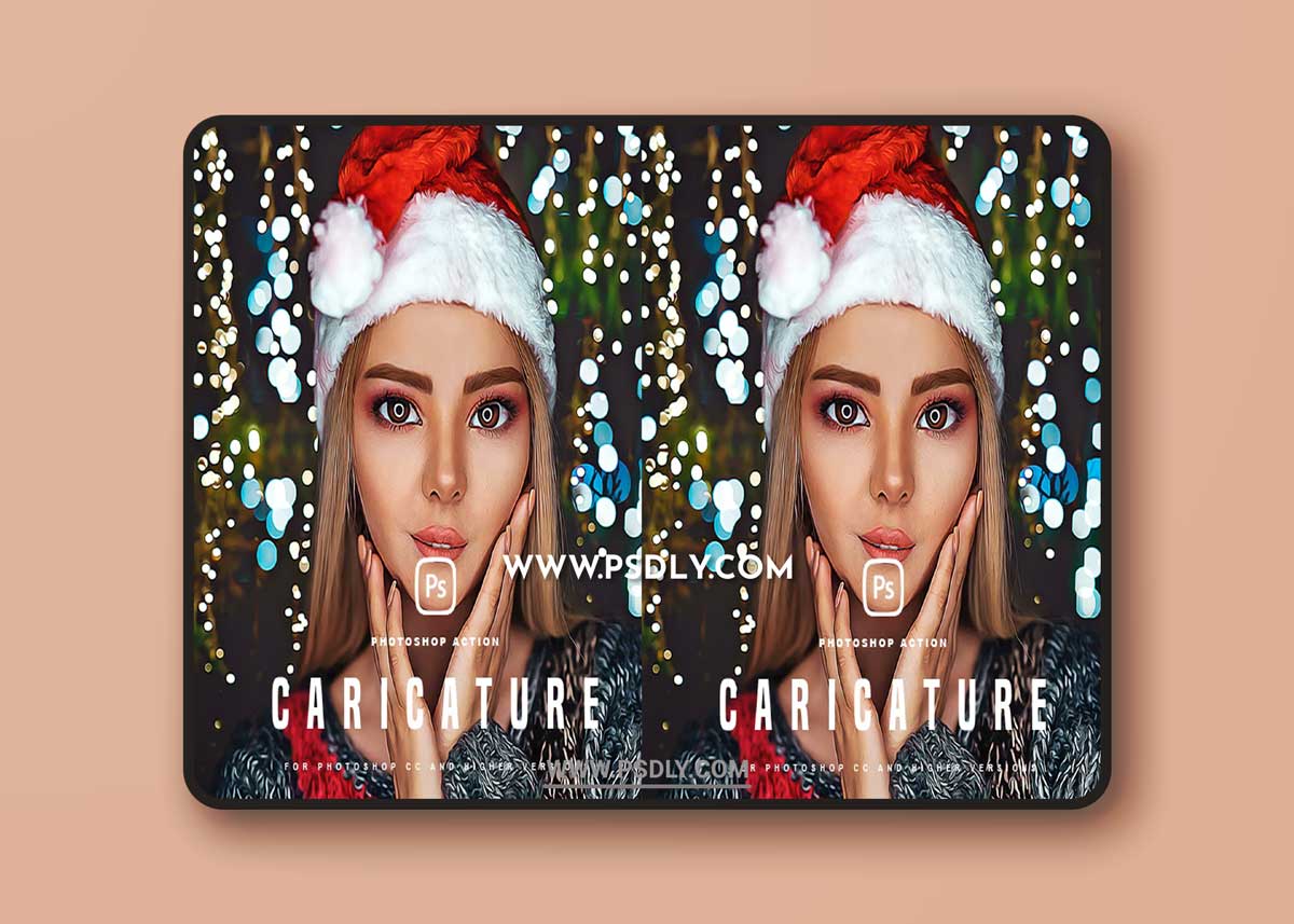 GraphicRiver - Caricature Photoshop Action 35219546 1 GraphicRiver - Caricature Photoshop Action 35219546
