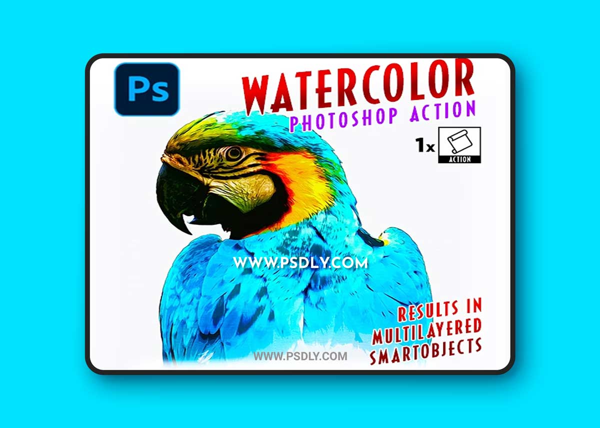 GraphicRiver - WATERCOLOR | Photoshop Action 34629897 1 GraphicRiver - WATERCOLOR | Photoshop Action 34629897