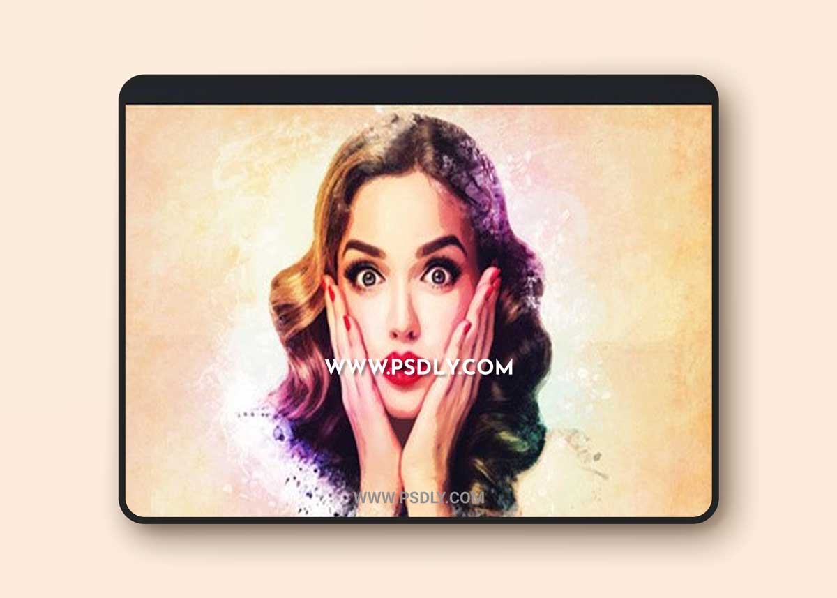 GraphicRiver - Watercolor Photoshop PSD Template 34547804 1 GraphicRiver - Watercolor Photoshop PSD Template 34547804