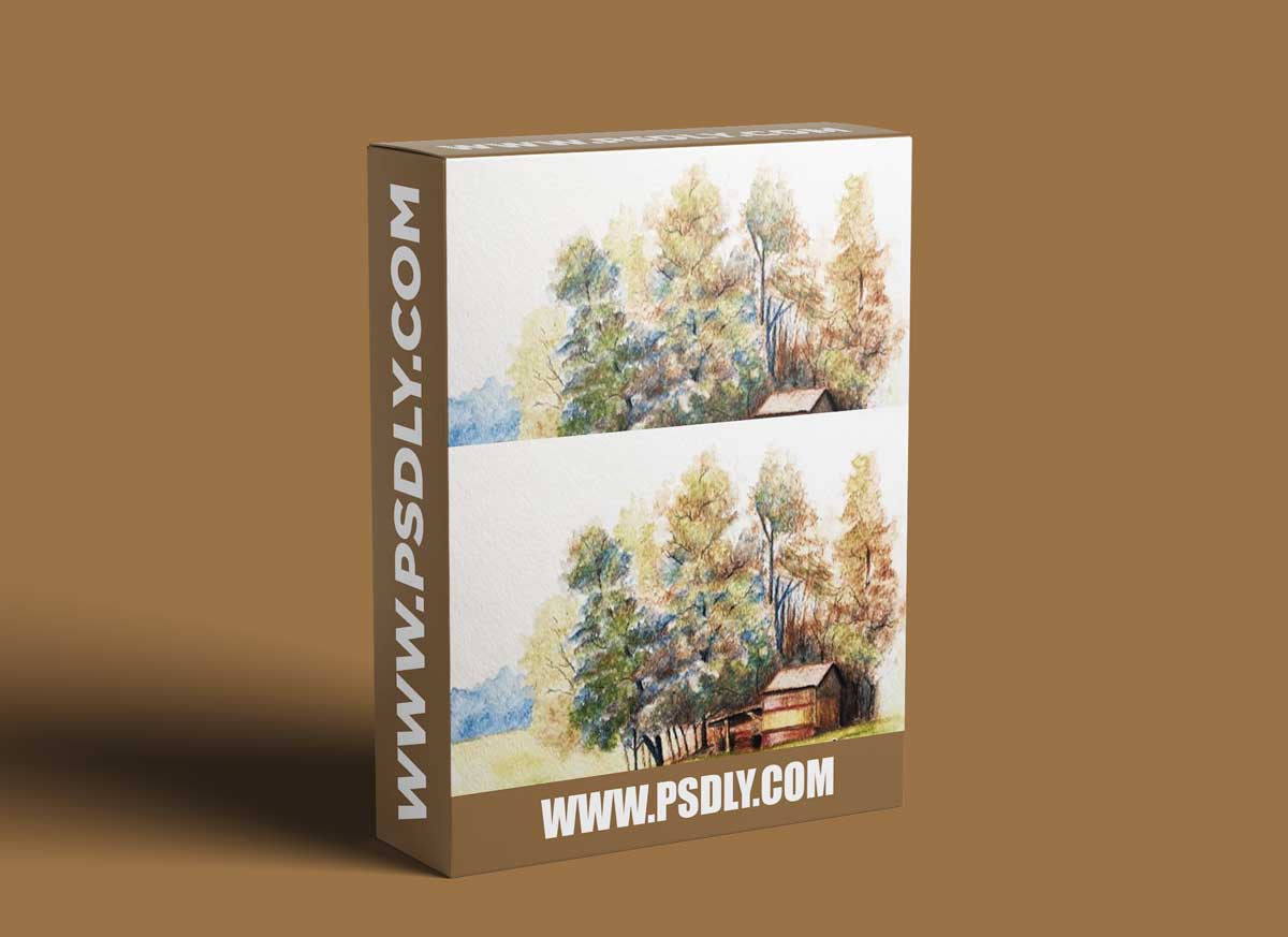 The Virtual Instructor - Watercolor Pencil Landscape 1 He Virtual Instructor - Watercolor Pencil Landscape