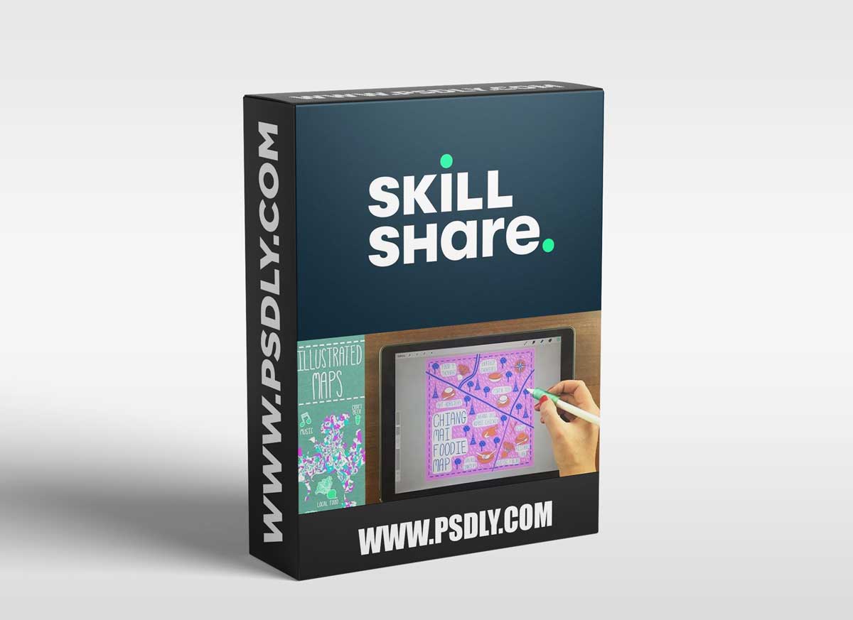Illustrated Maps on Your iPad in Procreate + 18 FREE Stamps and Brushes 1 Illustrated Maps on Your iPad in Procreate + 18 FREE Stamps and Brushes