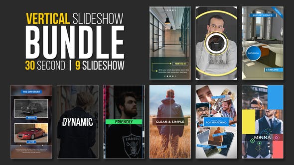 Videohive Vertical Slideshow Bundle 34938827 1 Videohive Vertical Slideshow Bundle 34938827