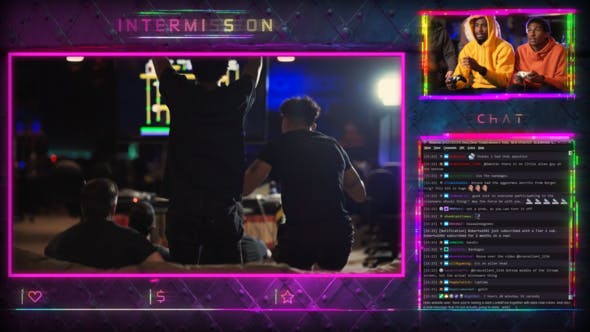 Videohive Neon Stream Package 35014129 1 Videohive Neon Stream Package 35014129