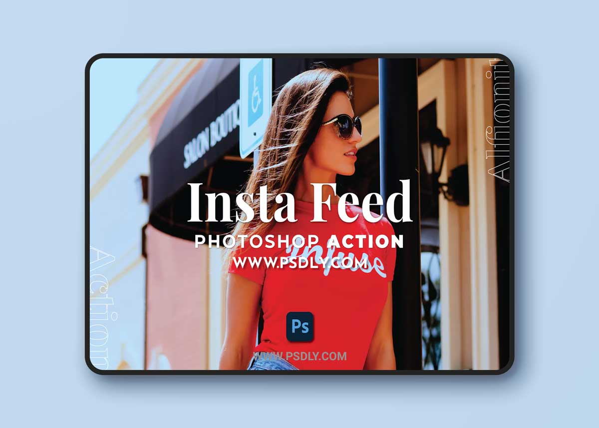 Insta Feed Photoshop Action 1 Insta Feed Photoshop Action