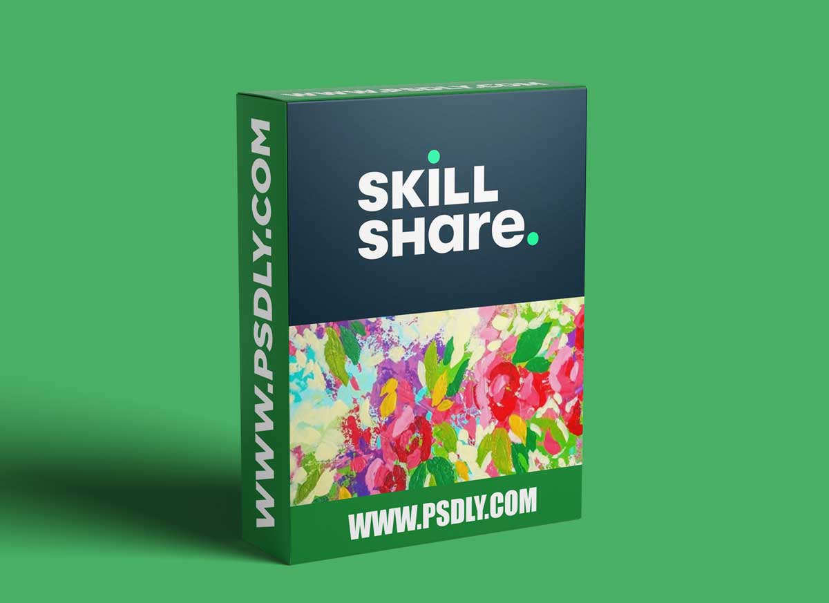 Learn to create Acrylic Abstract Floral paintings 1 Learn to create Acrylic Abstract Floral paintings