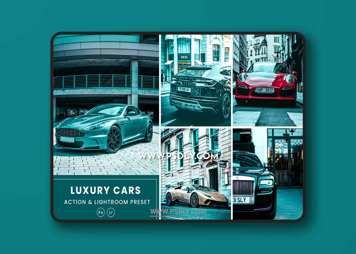 Luxury Cars Tones Action & Lightrom Presets 1 Luxury Cars Tones Action & Lightrom Presets