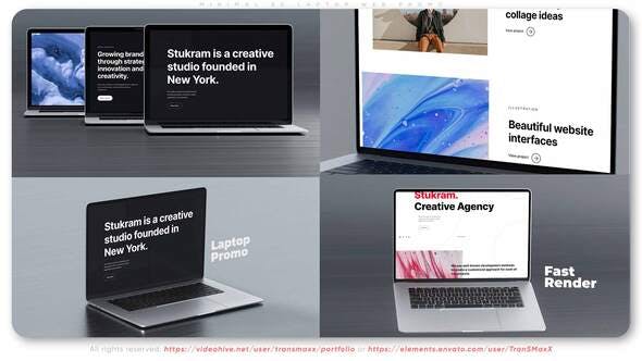 Videohive Minimal 3d Laptop Web Promo 35175704 1 Videohive Minimal 3d Laptop Web Promo 35175704