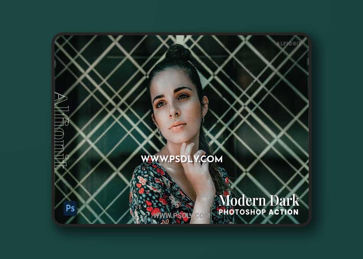 Modern Dark Photoshop Action 1 Modern Dark Photoshop Action