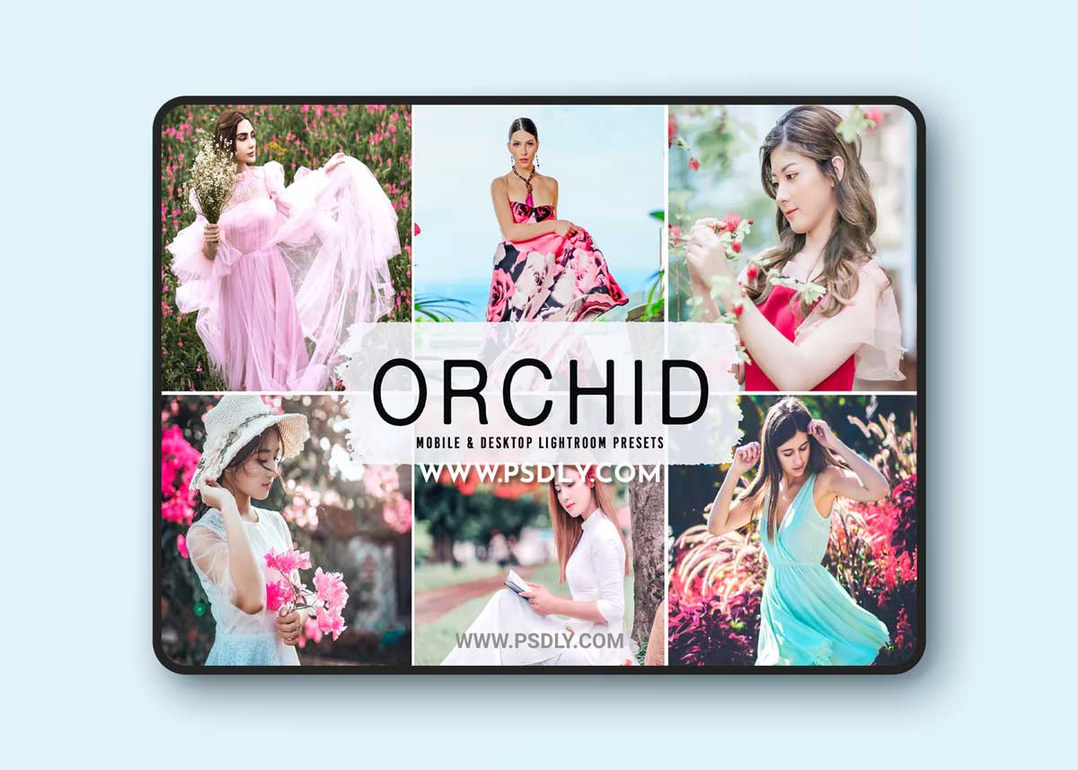 Orchid Mobile & Desktop Lightroom Presets 1 Orchid Mobile & Desktop Lightroom Presets