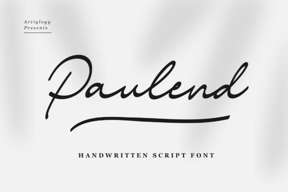 Paulend Font 1 Paulend Font