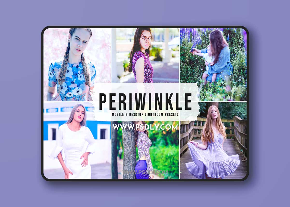 Periwinkle Mobile & Desktop Lightroom Presets 1 Periwinkle Mobile & Desktop Lightroom Presets