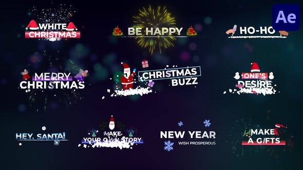 Videohive Christmas Titles for After Effects 35074485 1 Videohive Christmas Titles for After Effects 35074485