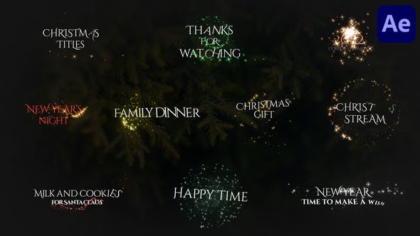 Videohive Christmas Magic Titles | After Effects 35220971 1 Videohive Christmas Magic Titles | After Effects 35220971