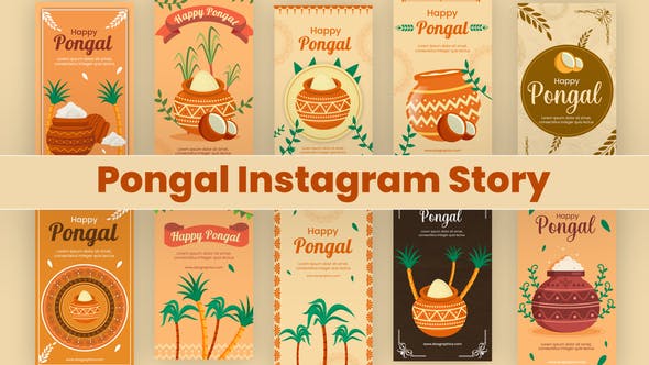Videohive Pongal Instagram Story Pack 35403593 1 Pongal Instagram Stroy Pack